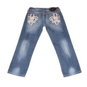 Miss Me jeans Size 28 studded embellished low rise Women's Capri